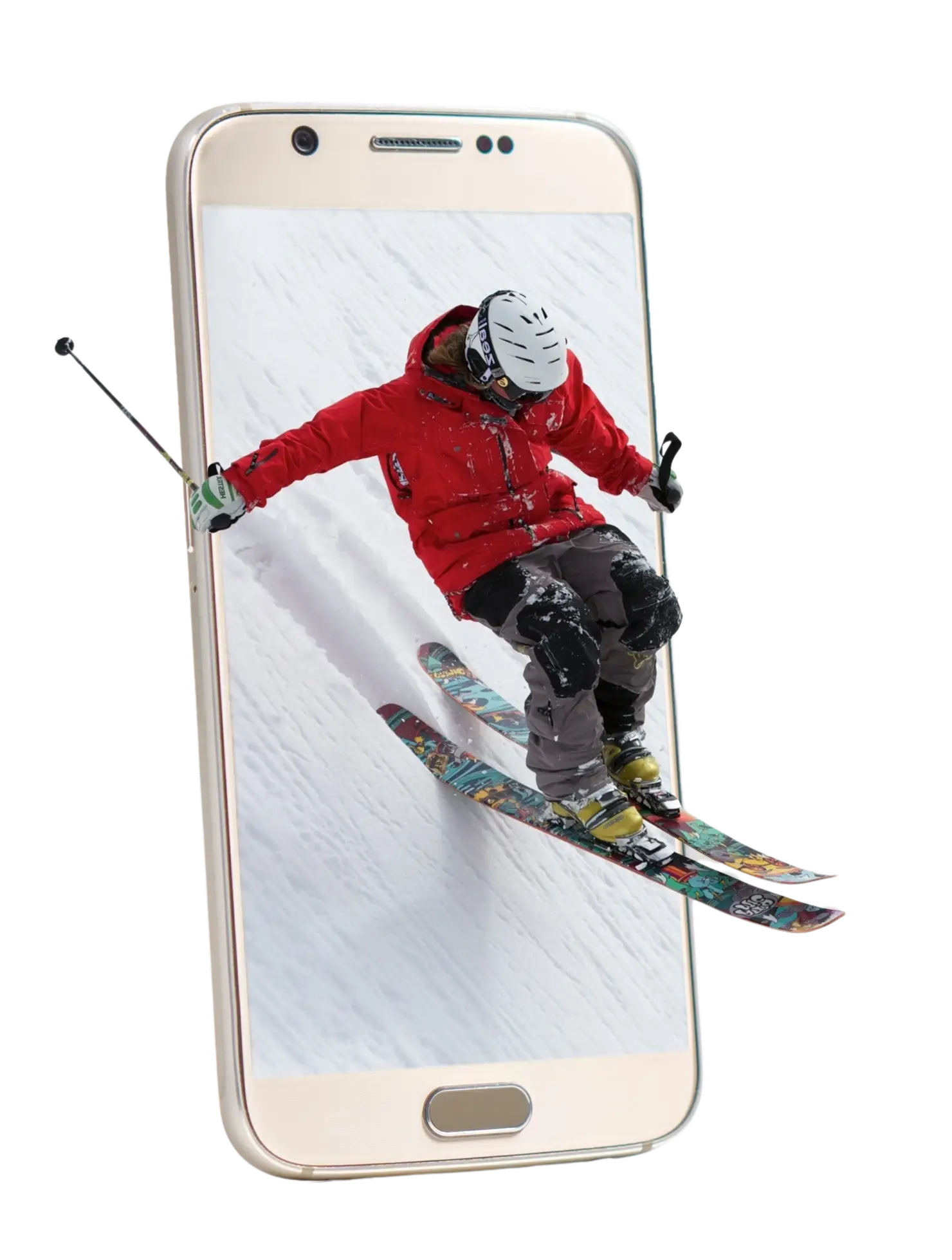 iPhone Skier